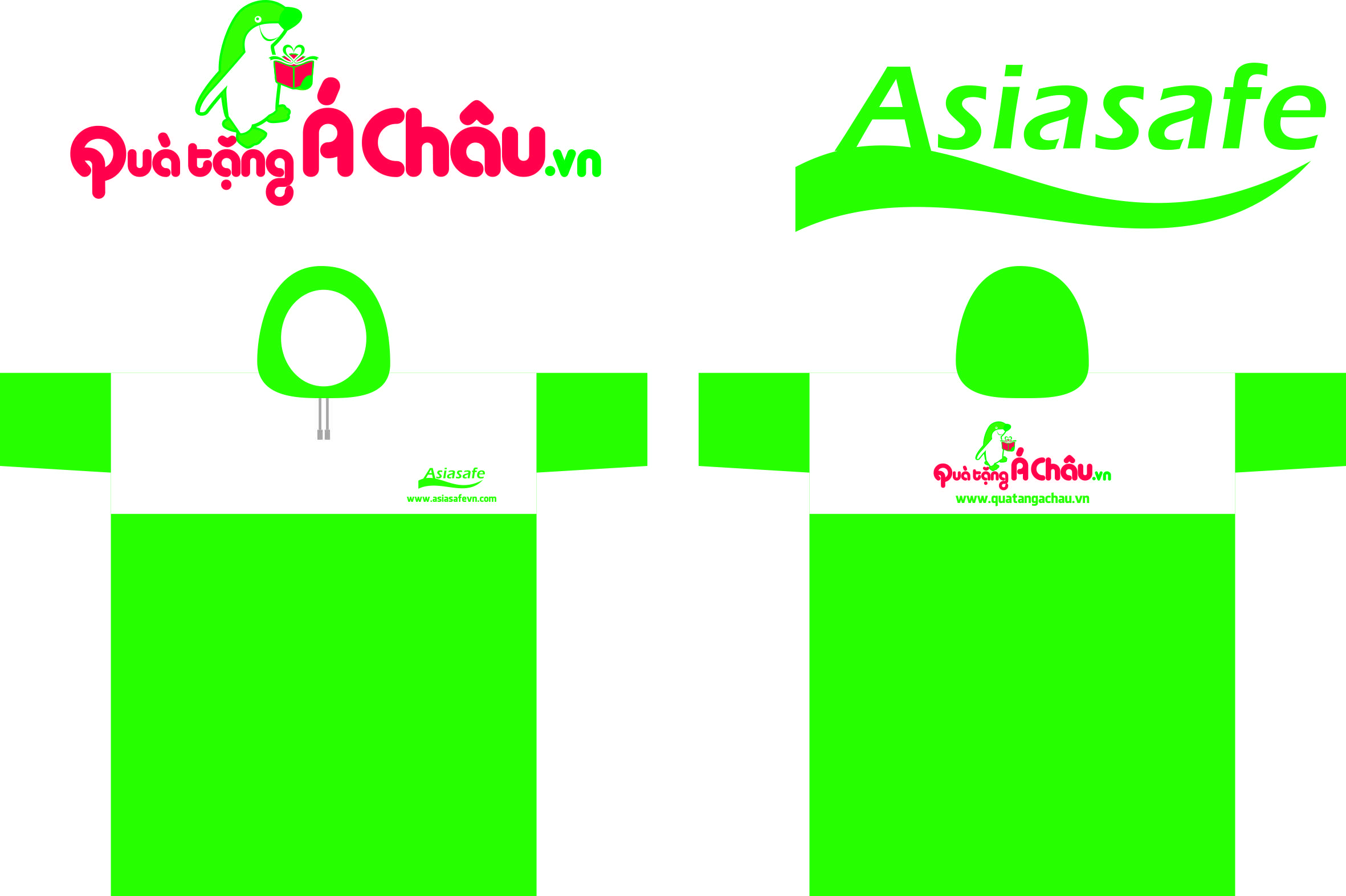 áo mưa quảng cáo - Công Ty TNHH Thiết Bị An Toàn Bảo Hộ Á Châu (ASIA SAFE)